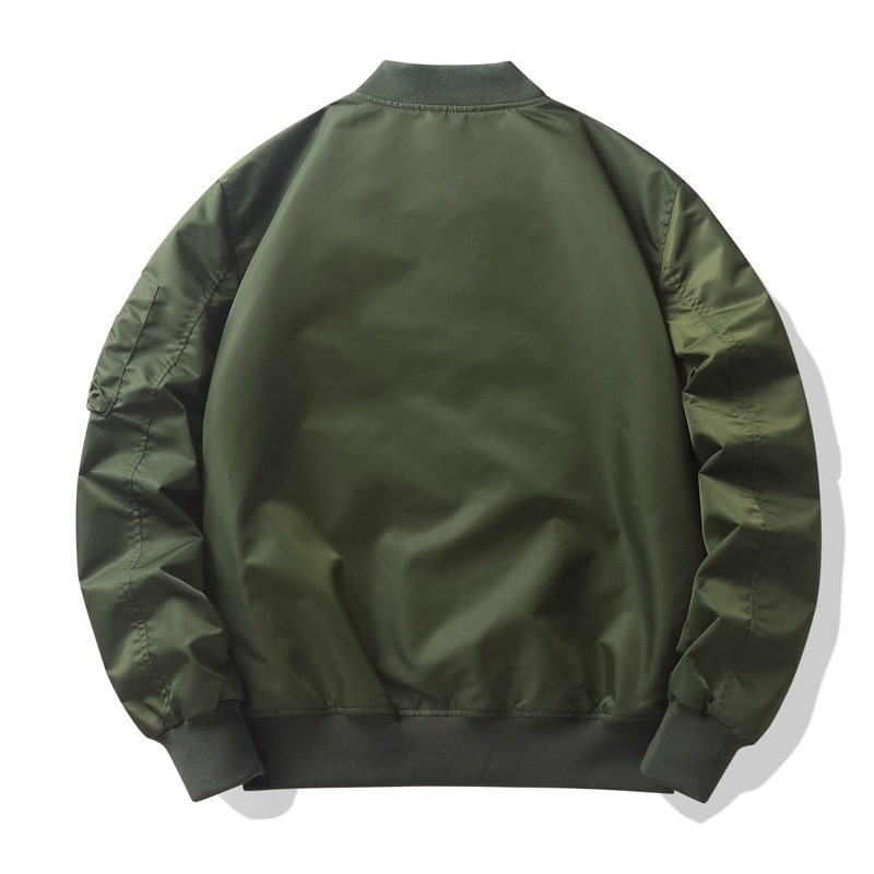 Men's clothing men's jackets spring and autumn new pilot loose casual trend business double sided jacket men_voghion.com