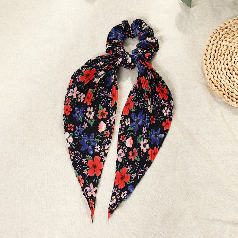 Hot-selling Simple Fashion Flower Long Hair Scrunchies display picture 6