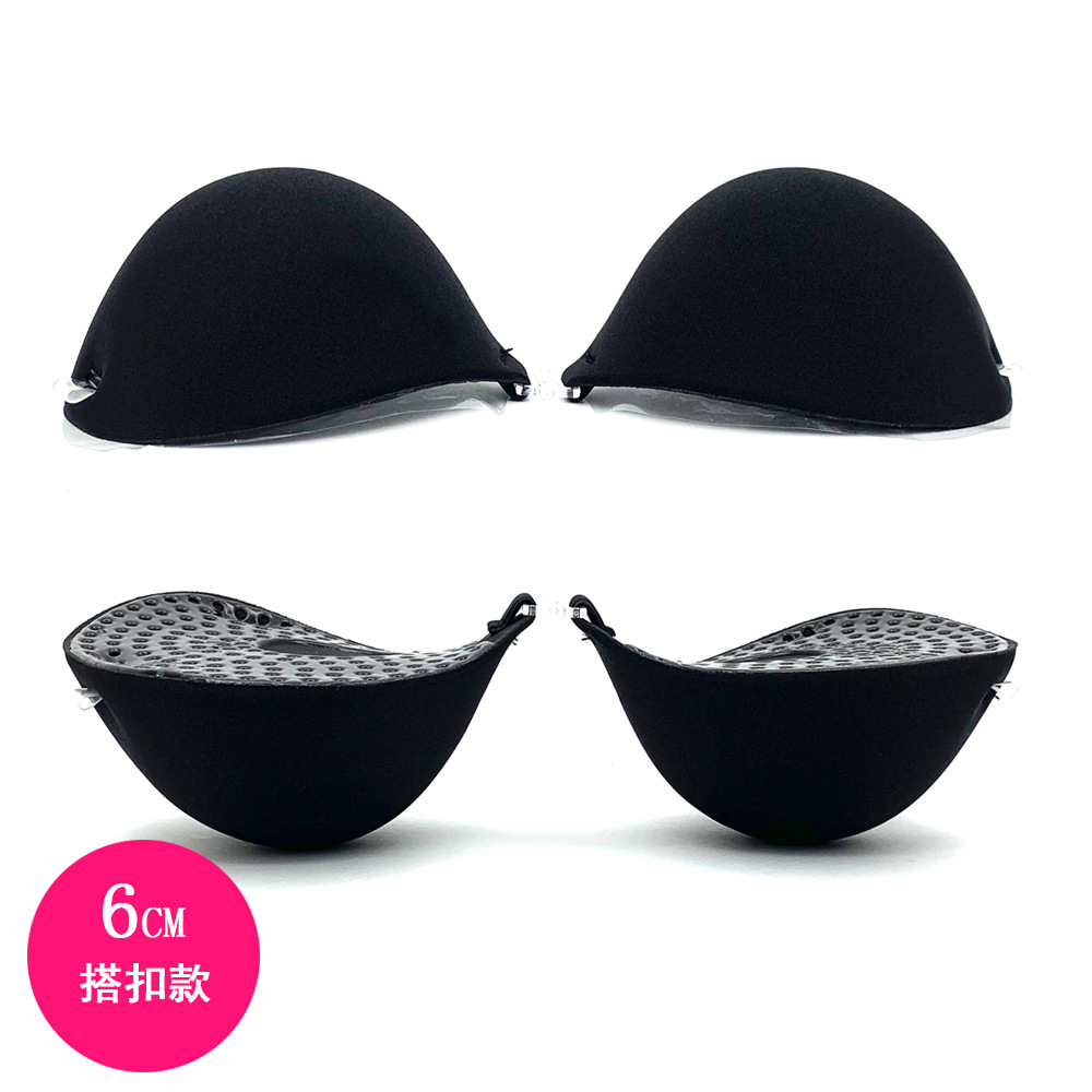 Producción y ventas pequeño pecho engrosado pegatinas en el pecho 5CM de espesor sujetador invisible pecho plano grande de silicona pegatinas en el pecho vestido de novia pegatinas de mama