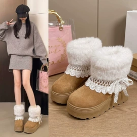 女式休闲单鞋;女式棉鞋;女式雪地靴