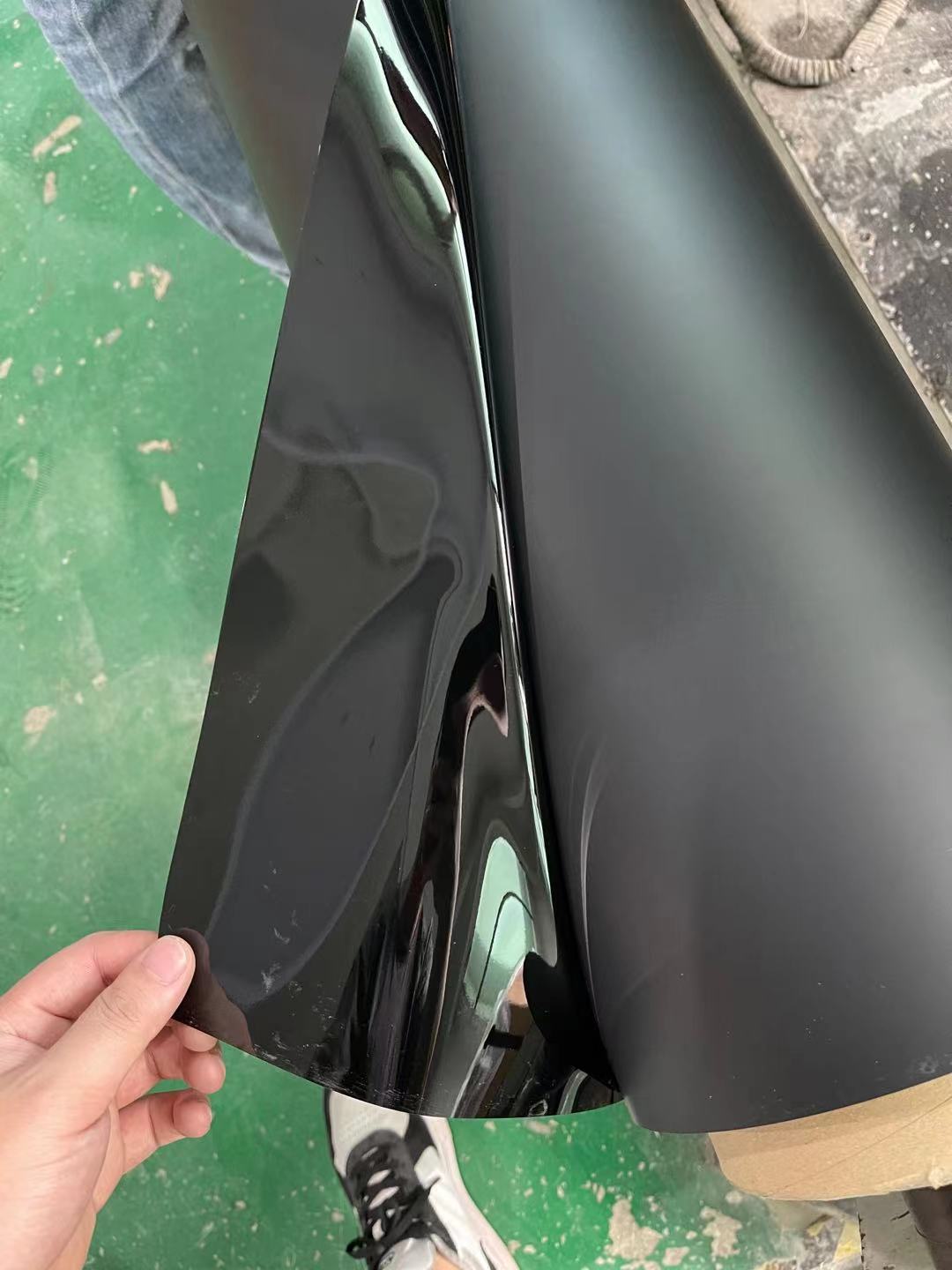 黑色细砂哑光阻燃防火聚碳酸酯PC薄膜黑防火PC薄膜无卤阻燃PC薄膜