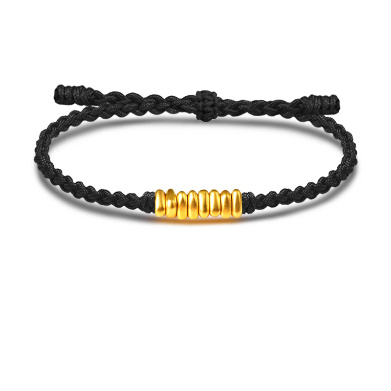 8개의 깨진 순금 조각 + 수제 검은 밧줄 + 선물 상자 + 인증서