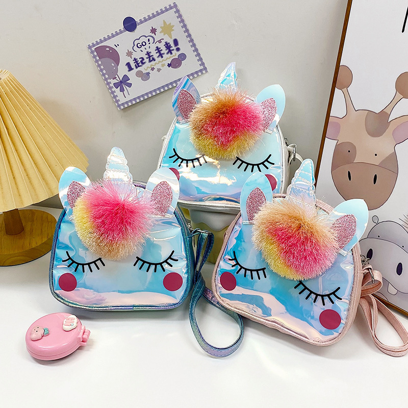 Bolsa de mensajero de dibujos animados para niños 2024 primavera nuevo bolso de las niñas lindo dibujos animados niños y niñas bolso de hombro