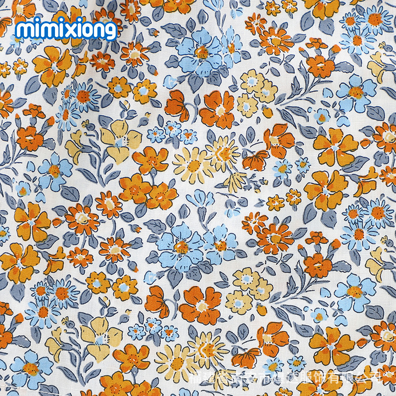 ins热卖秋冬新款婴儿碎花连衣裙