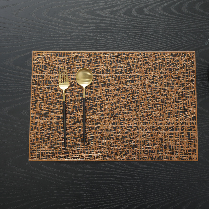 八角线 方 铜色