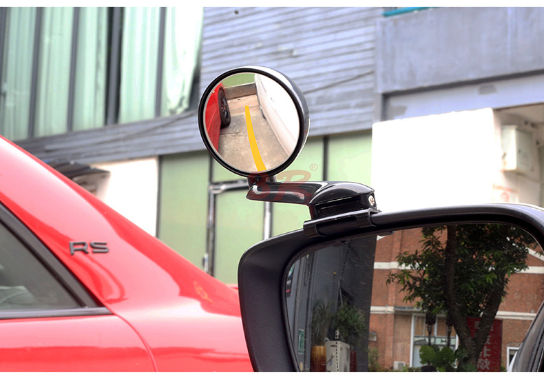 Car front and rear wheel blind spot mirror front small round mirror 360 degree right front wheel mirror multifunctional rear mirror blind spot