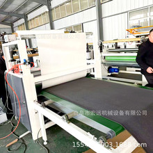 高分子膜PVC膜冷胶覆膜机 金属板贴膜机 放卷裁切覆保护膜设备