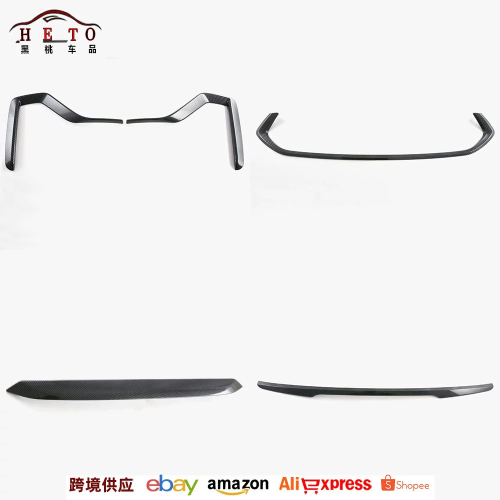 Подходит для 23 Toyota INNOVA, модификация экстерьера, передний воздушный нож, отделка капота, задняя отделка, декоративные наклейки на зеркало заднего вида