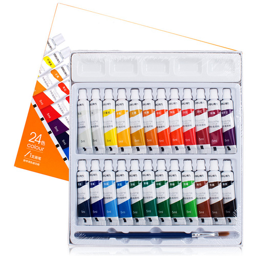 Deli gouache paint 73862/73863/73864 student children's kindergarten painting paint