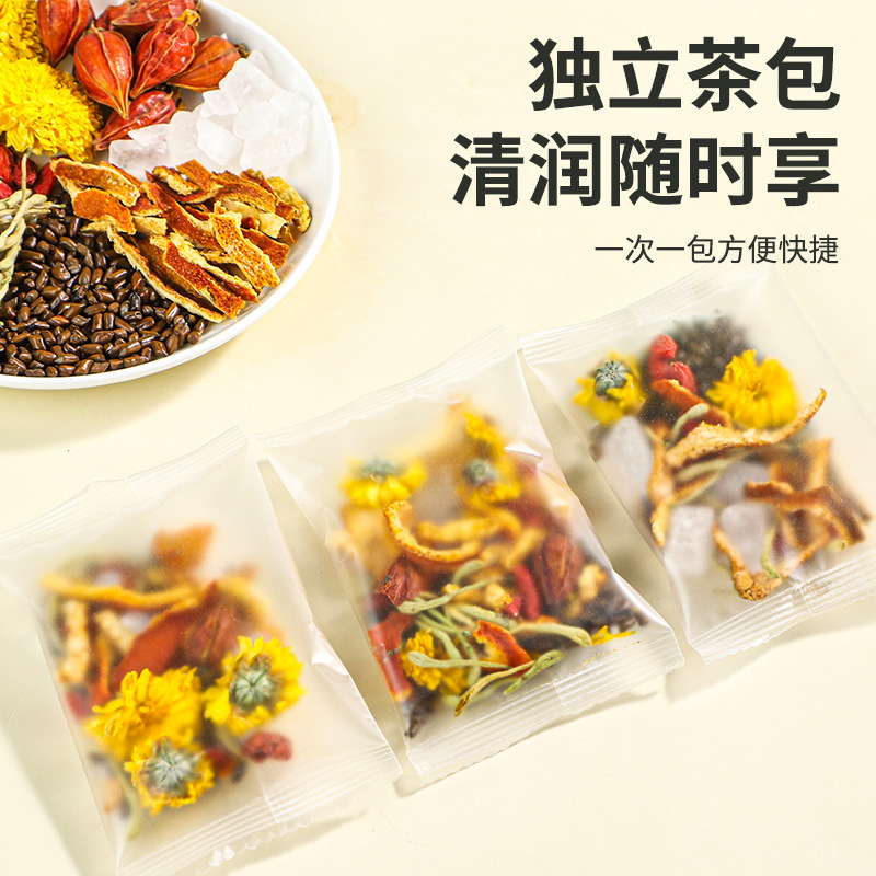 透明ケース金銀花菊花茶夏清涼花茶独立小包養生茶高級品質メーカー直送|undefined