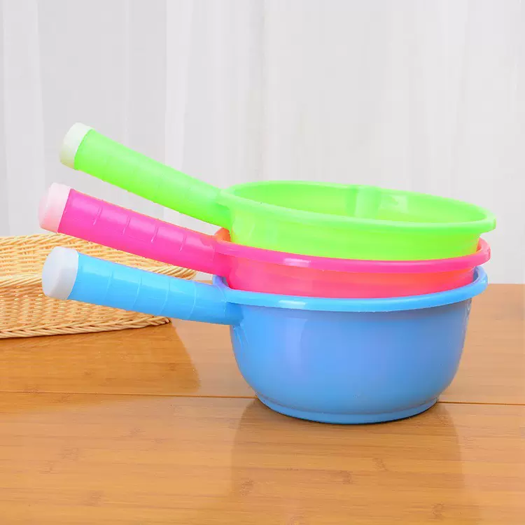 圆柄塑料水勺 水舀子 水瓢 洗发杯 厨房日用品 115G