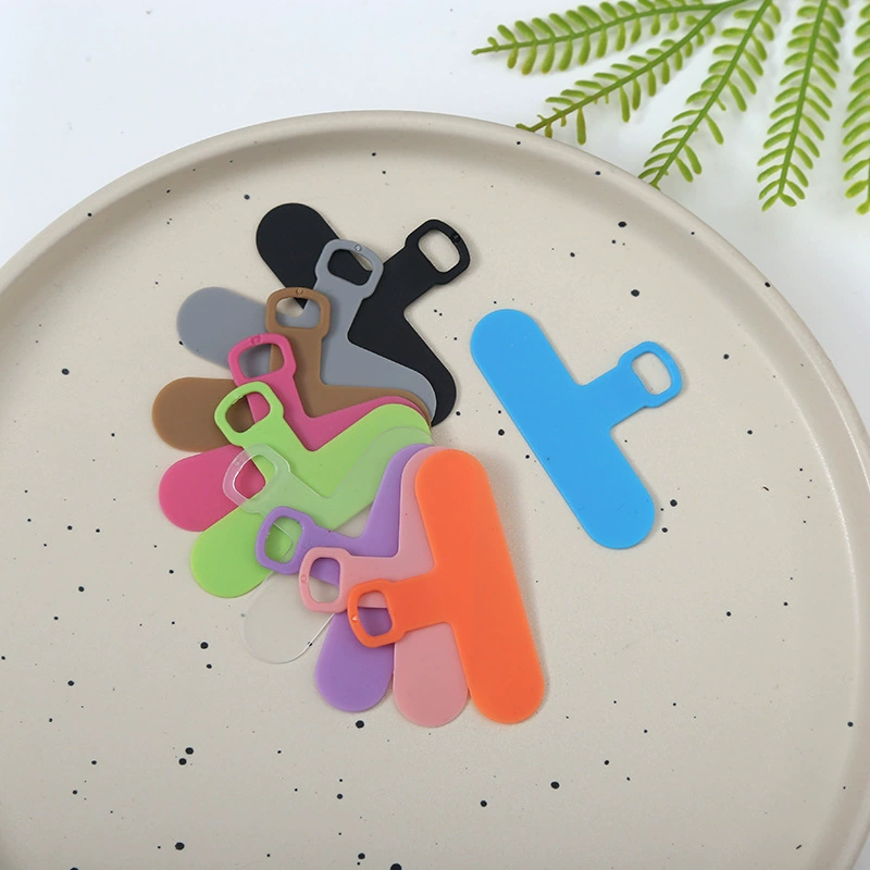 Ремешок для мобильного телефона, прокладка для карты, фиксирующая деталь, пленка, браслет, задняя наклейка, красочный гибкий съемный зажим для мобильного телефона с защитой от потери