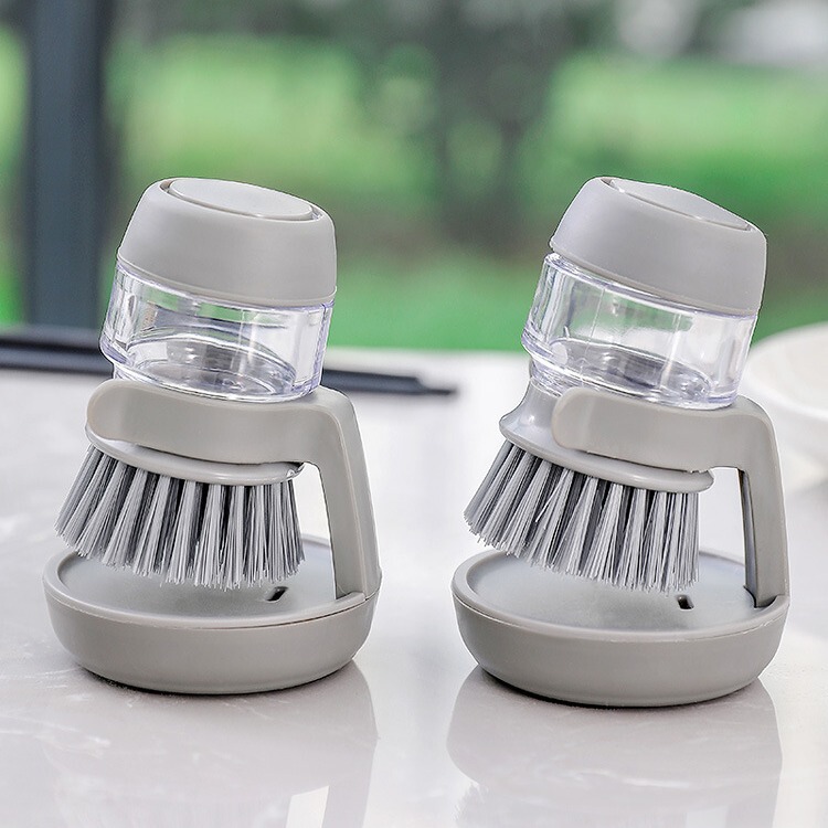 Handheld Soap Brush, Refillable Cleaning Brush, Pressure-Type Pot Washing Brush, Pot and Dishwashing Brush, Kitchen Tool Handheld Soap Brush, Refillable Cleaning Brush, Pressure-Type Pot Washing Brush, Pot and Dishwashing Brush, Kitchen Tool