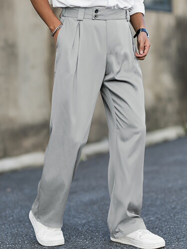 men's Trousers/men's Loose Casual Trousers/men's Wide Waist