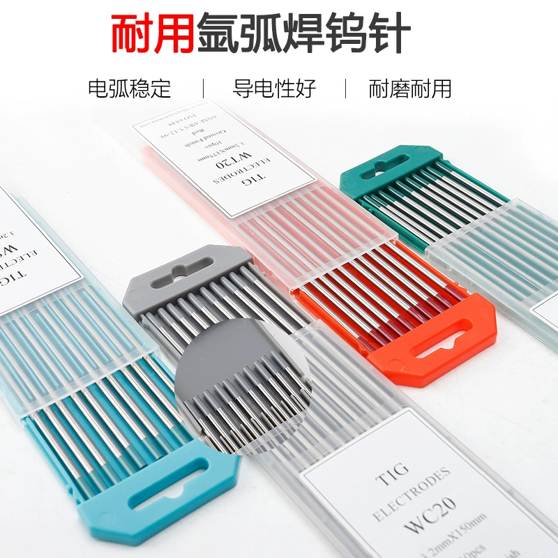 Машина для аргонодуговой сварки специальная 175-мм вольфрамовая игла вольфрамовая проволока 1.6 2.0 2.4 3.2 черная игольчатая сварочная винтовка аргон