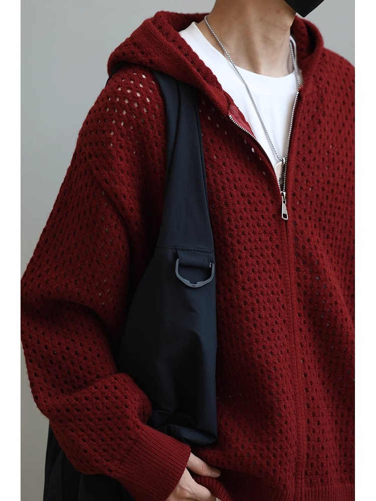Autumn thin design Japanese retro hoody