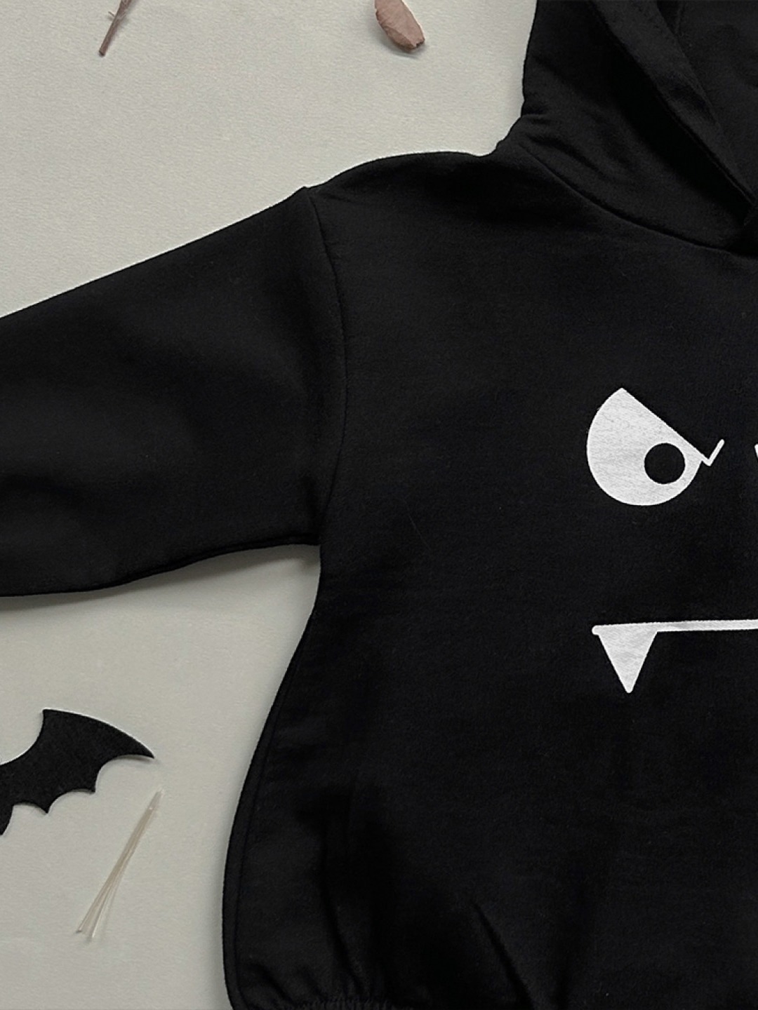 Nuevo Mono de Bebé Estilo Coreano de Primavera, Diseño de Diablillo, con Capucha, para Halloween y Salidas