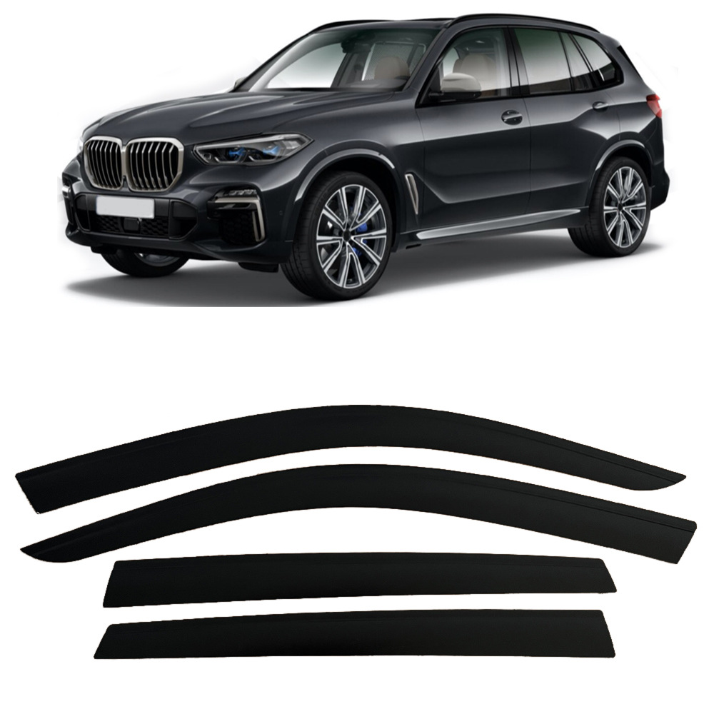 BMW For BMW X5 G05 2019-2023 Rain Eyebrow Side Window Deflectors (Rain shield) - for-bmw-x5-g05-2019-20234pcs