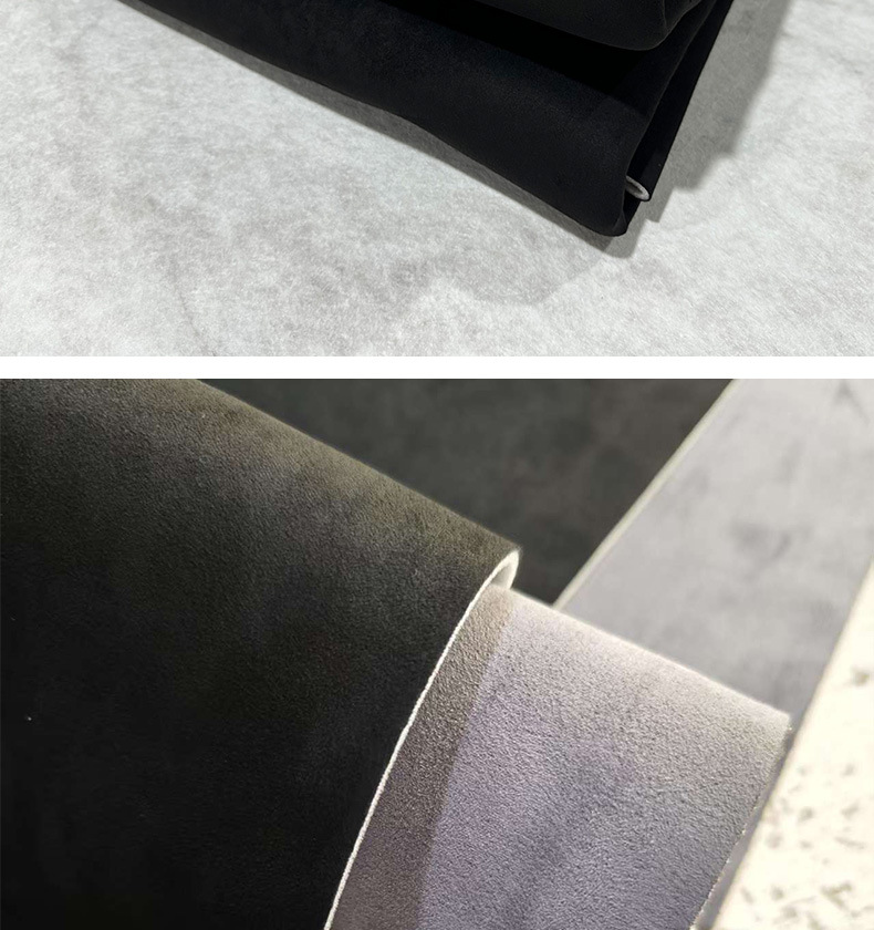 Changhe Cross-Border Suede Fabric with Adhesive Backing and Foam Backing for Car Interior Ceiling Fabric Replacement