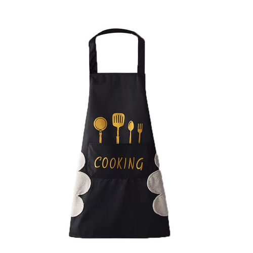 Tableware Apron Kitchen Home Use Cooking Waterproof Oil Proof Handkerchief Style Wedding Adult Workwear Women's Waist Apron