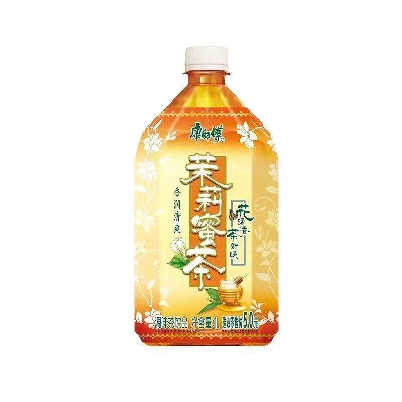 康师傅茶饮料茉莉蜜茶1L*12瓶果味饮品大瓶整箱夏季饮料包邮批发|undefined
