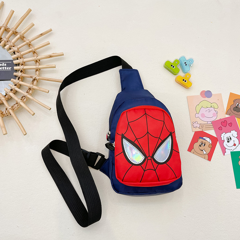Moda bolso de los niños frescos 2022 nuevo chico guapo crossbody pequeño bolso de pecho versátil lienzo personalizado monedero