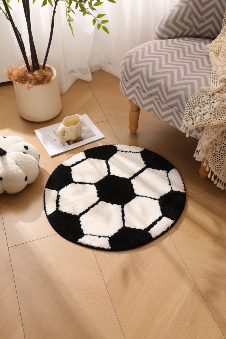 Cross-Border Flocking Floor Mat Tpr Non-Slip Microfiber Bathroom Absorbent Mat Door Mat Creative Carpet Customized with Pictures