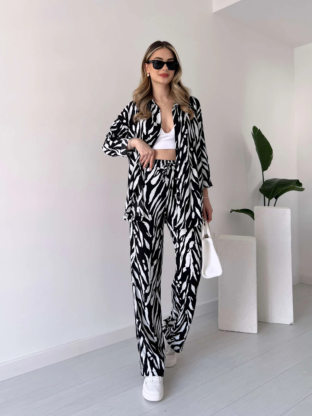 Daily Women's Streetwear Printing Spandex Polyester Printing Pants Sets Pants Sets display picture 11