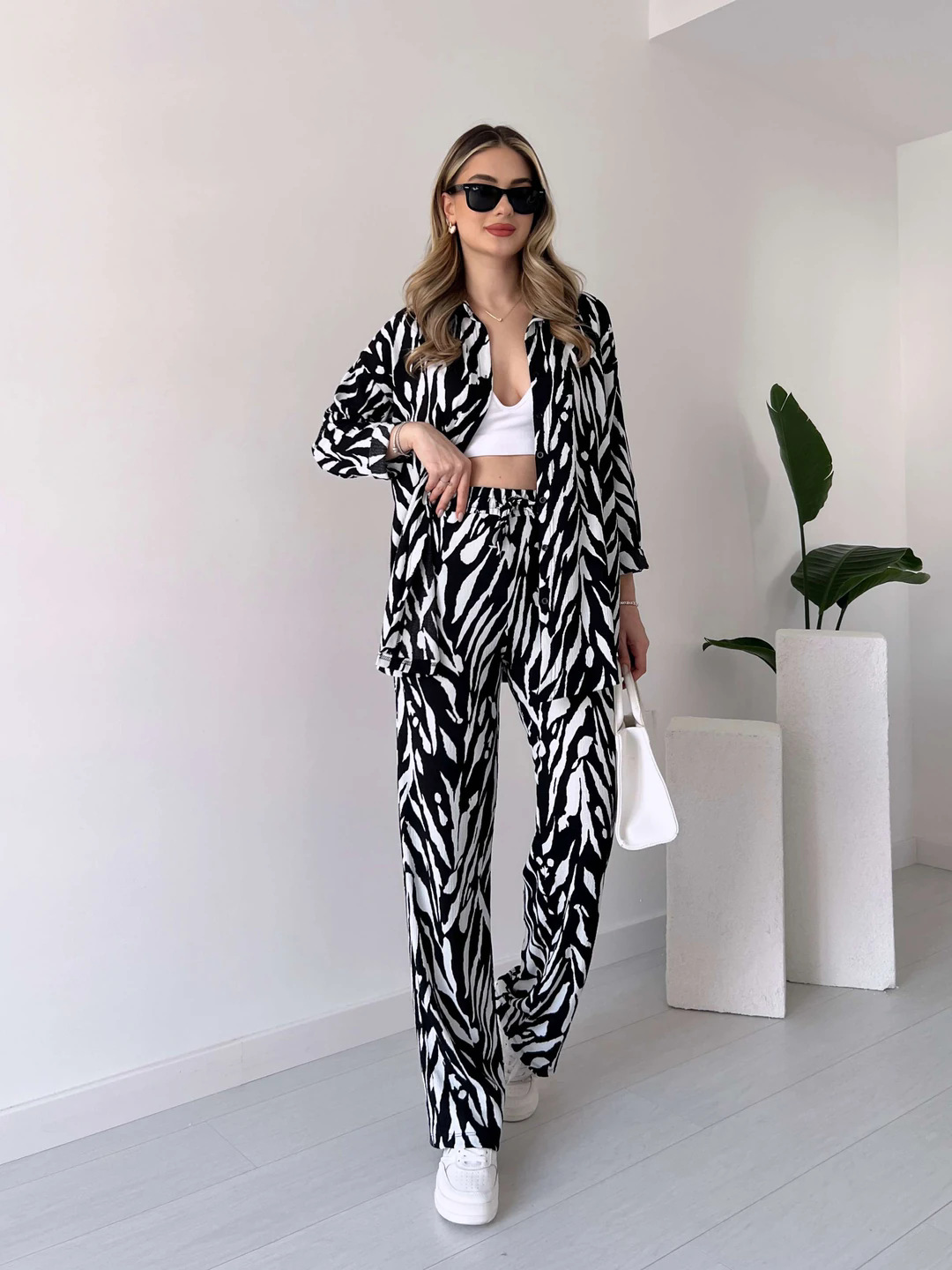 Suit Women Casual Women Loose Long Sleeved Trousers Women Two Piece Suit Spring