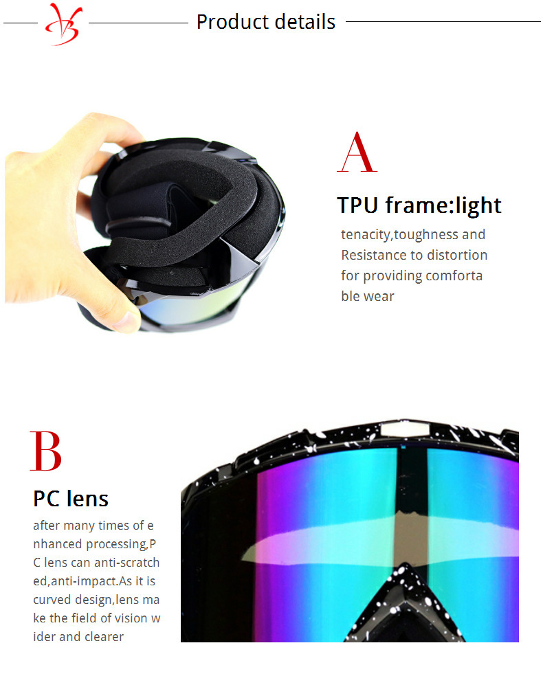 X400 motorcycle equipped with off-road skiing goggles, helmet, outdoor riding goggles_voghion.com
