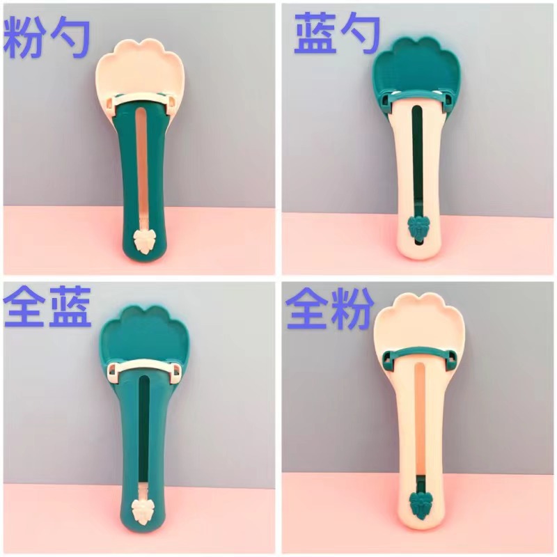 Transfronterizo nuevo tiktok en línea popular gato alimentador pata gato tira cuchara gato tira exprimidor producto original