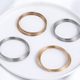 Copper plated 14K gold color wire bracelet ring diy bracelet accessories memory steel ring wire wholesale