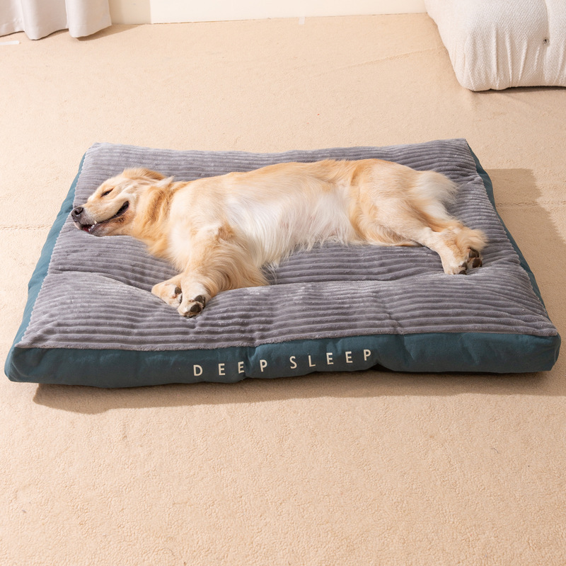 Estera del perro para dormir cuatro estaciones estera de dormir universal desmontable y lavable alfombra del piso de la perrera perro mediano y grande Golden Retriever suministros para mascotas