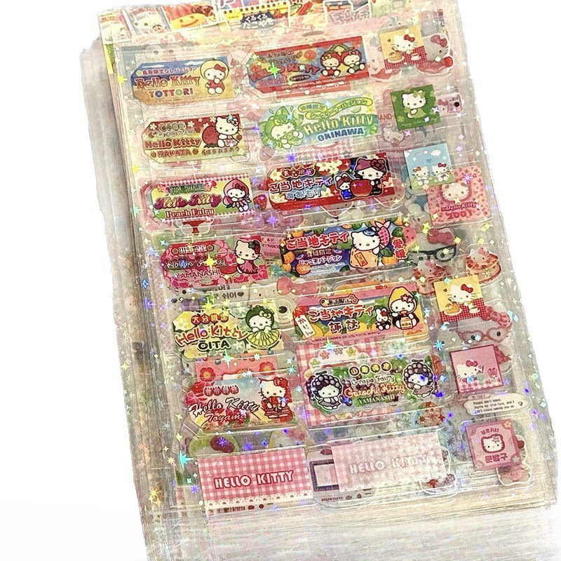 高見えする日本のかわいい漫画カットフィルムステッカー リラックマ ハローキティ ハンドブック素材ステッカー お手頃価格|undefined