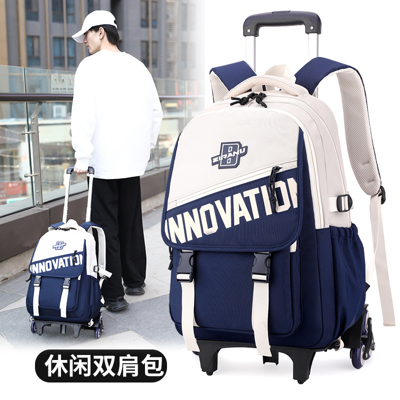 Nuevas mochilas de pescado natural mayorista para estudiantes de alta capacidad para hombres y mujeres mochilas de tracción transfronterizas de secundaria