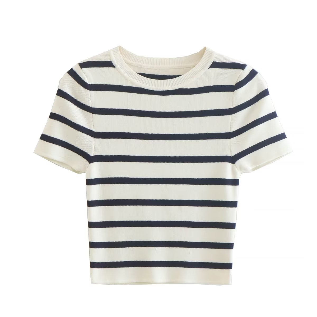 Women's T-shirt Half Sleeve Sweaters & Cardigans Streetwear Stripe display picture 2