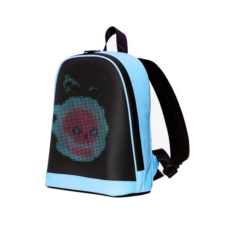 Mochila de moda LED Mochila de publicidad inteligente Mochila de pantalla LED Mochila APP Bluetooth DIY Cool