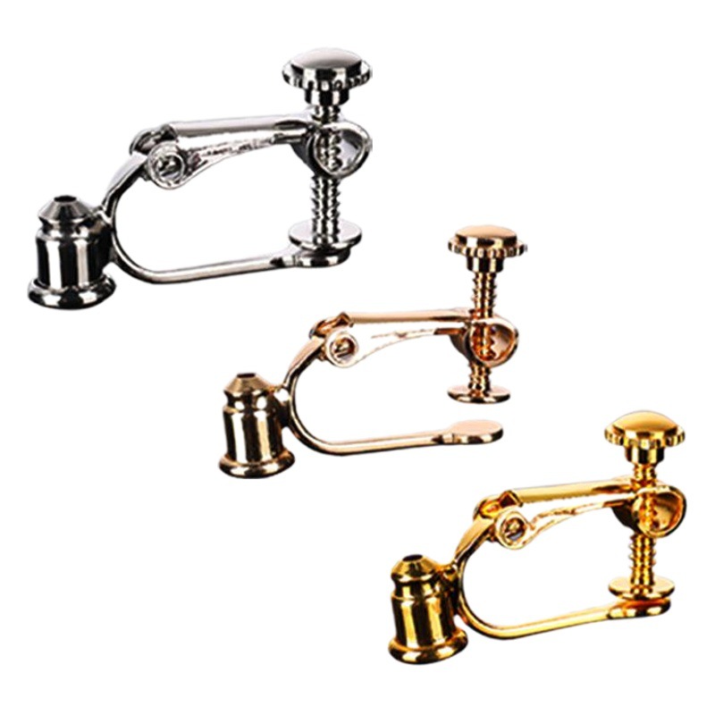 DIY Jewelry Earrings Accessories Pure Copper Color-retaining Electroplated Ear Clip No Ear Holes Painless Invisible Screw Ear Clip Converter