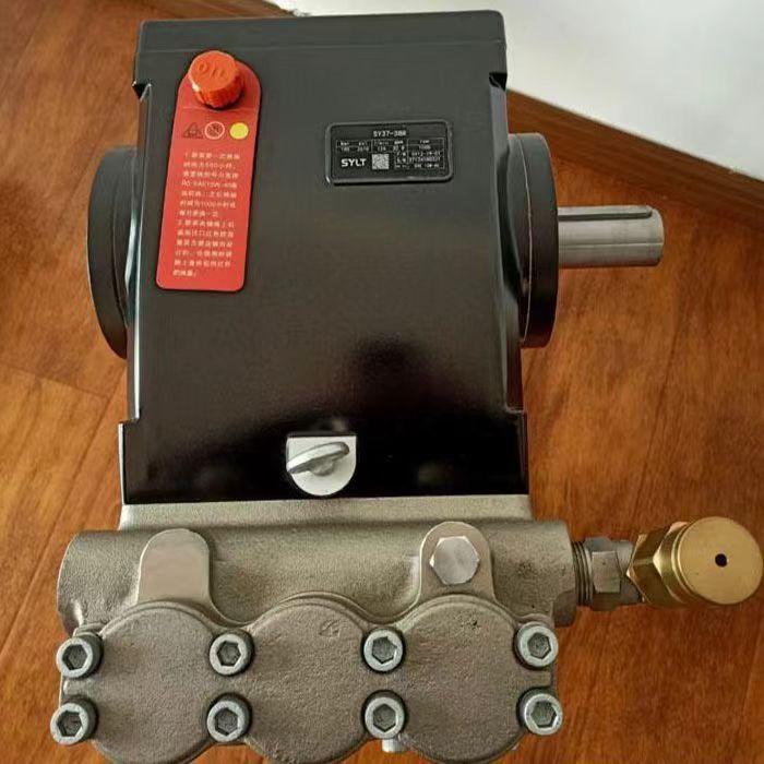 天津SYLT双耀SY37-38R清洗泵程力中联管道疏通洗扫车高压柱塞泵