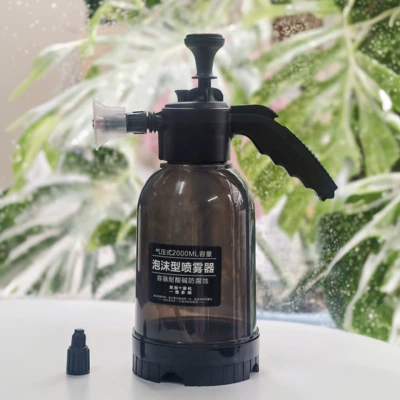 Car cleaning tools Foam Spray Bottle Multi-Functional - 2l-transparent-black-windproof-model
