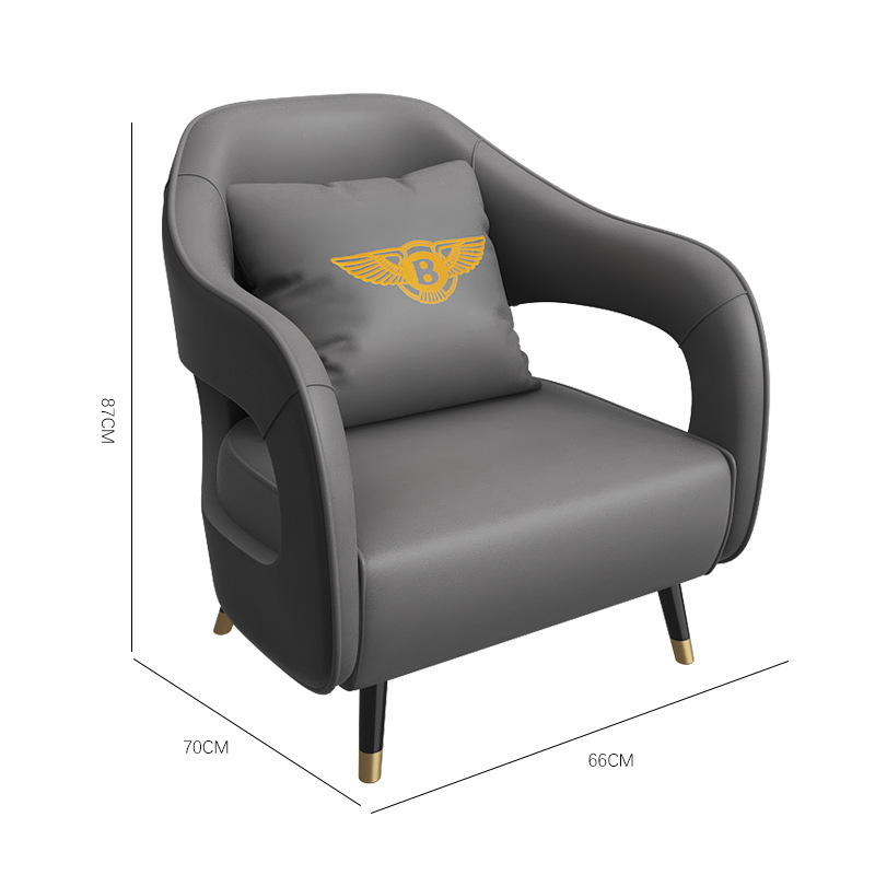 Silla individual a (gris)
