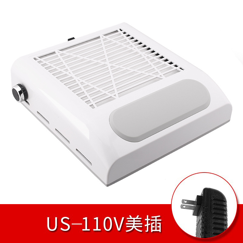 Aspiradora de uñas de alta potencia, aspiradora de escritorio, aspiradora de uñas, aspiradora de uñas 80W, máquina de polvo de uñas