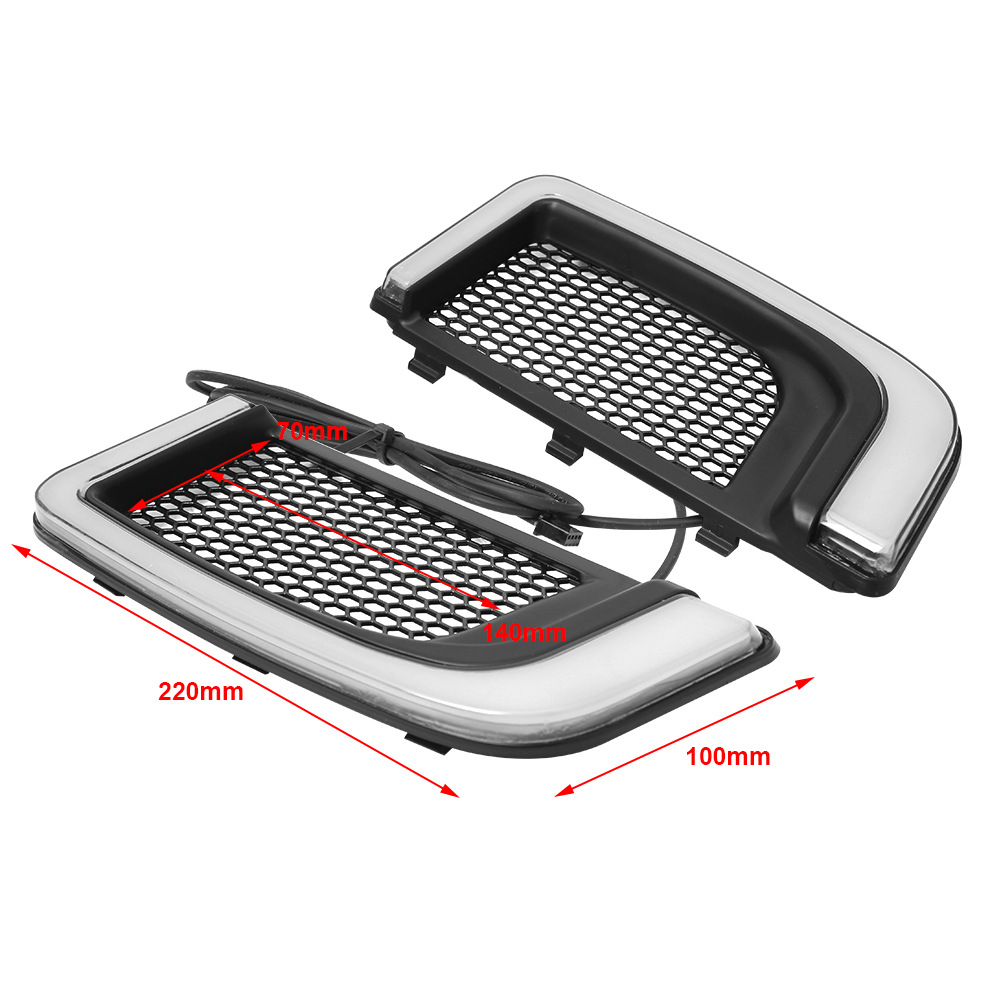 Harley Modified Led Leg Guard Decorative Turn Signal Suitable for Street Road King Highway Double Light Large Gliding Road