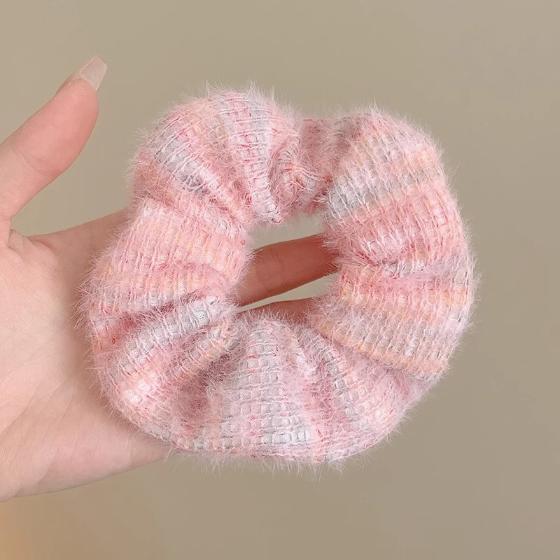 Anillo para el cabello del intestino grueso Mori Cuerda para el cabello de la cola de caballo femenina Albóndigas de sentido avanzado Cuerda para la cabeza Apuntar la cabeza Flor para el cabello Almohos elásticos Almohos para el cabello