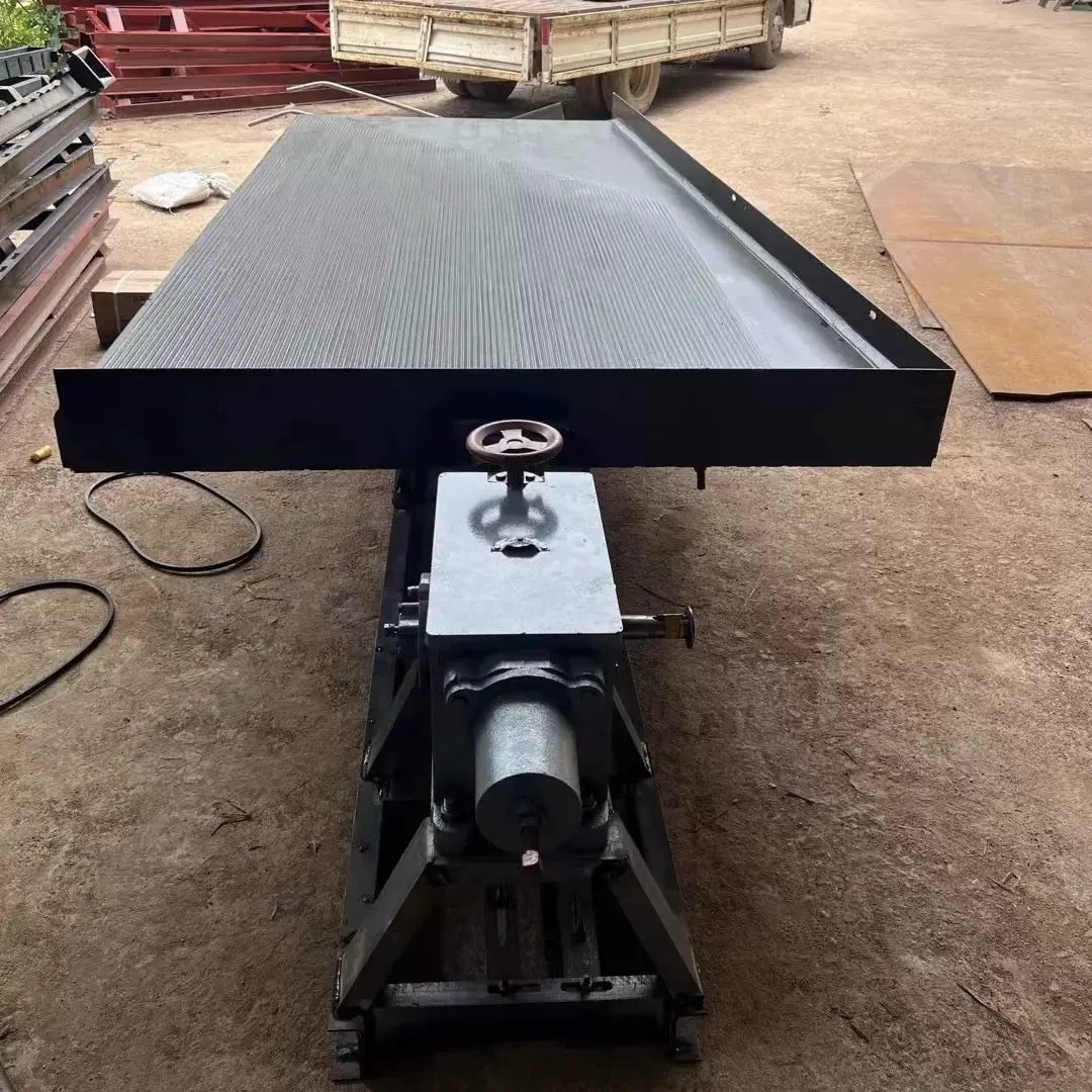 6S选矿摇床重力分选设备细粒矿精选回收率高淘金铜钨锡水洗摇床厂