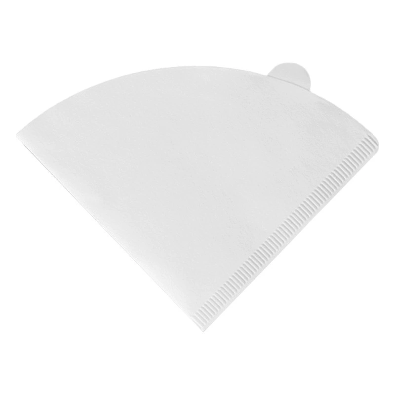 Япония импортировала белая фильтровальная бумага для кофе ручной работы, не требующая стирки V60, коническая веерообразная капельная фильтровальная бумага для 1-4 человек