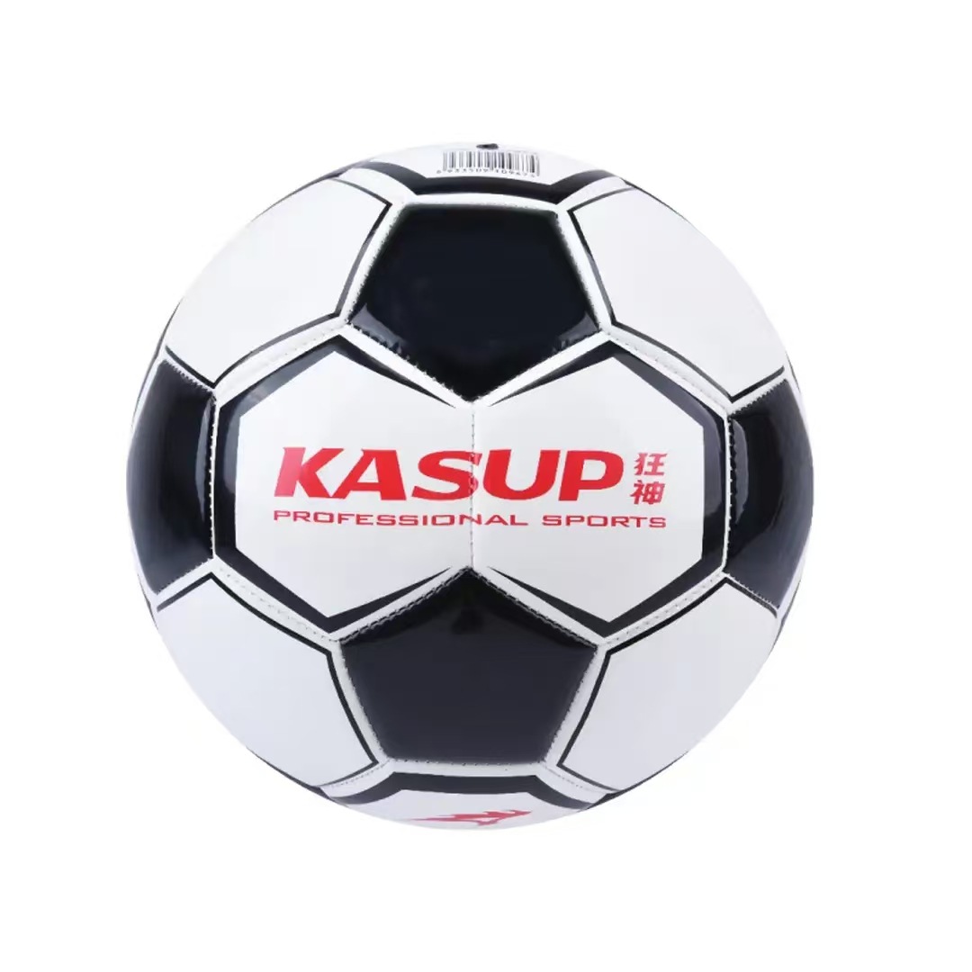 Crazy God Football Nl0967 Student Football Black and White Block Machine Stitched Foam Leather Training Professional Ball