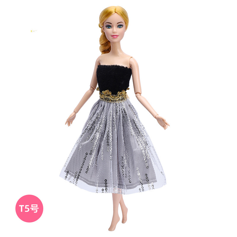 30cm Barbie muñeca ropa traje moda vestido princesa vestido encaje vestido niñas juguetes transfronterizos nuevo