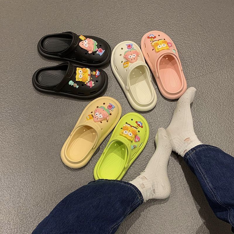 2026 New Style Beach Clogs for Women DIY with Cartoon Cute Closed-Toe Shoes Couple Beach Comfortable Slippers for Women 2026 New Style Beach Clogs for Women DIY with Cartoon Cute Closed-Toe Shoes Couple Beach Comfortable Slippers for Women