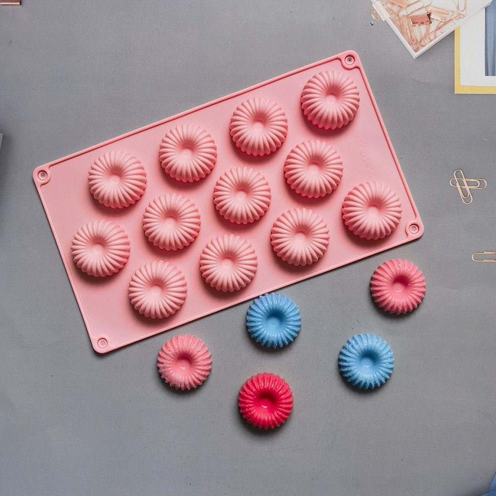 12 donuts de encaje 343 dulces pudín molde de postre pastel de decoración inserto utensilios de cocina para hornear